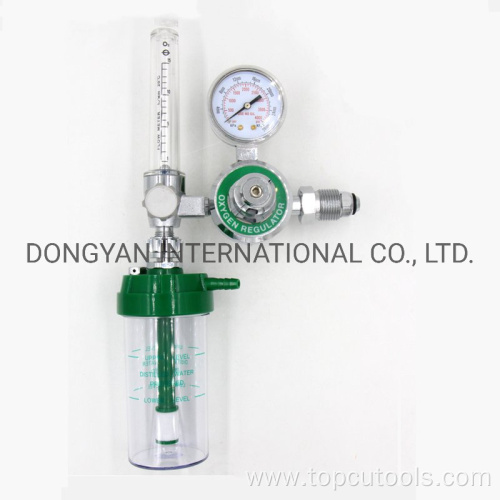 Oxygen Regulator with Humidifier Bottle